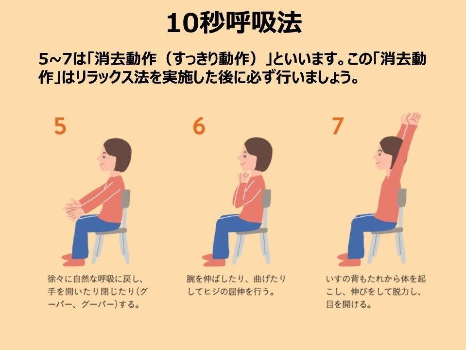 10秒呼吸法②