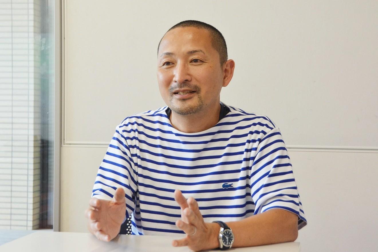 インタビューに応じる大畑方人先生