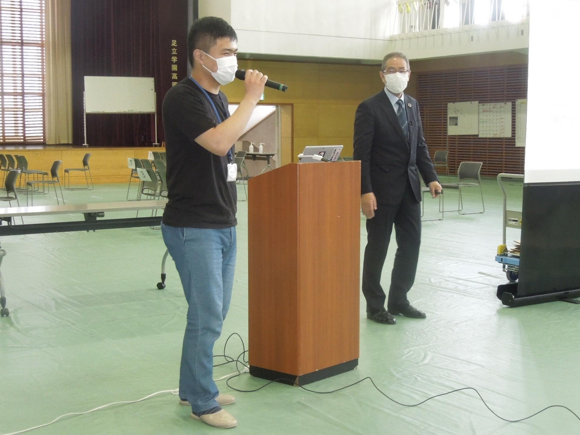 卒業生の江熊さん