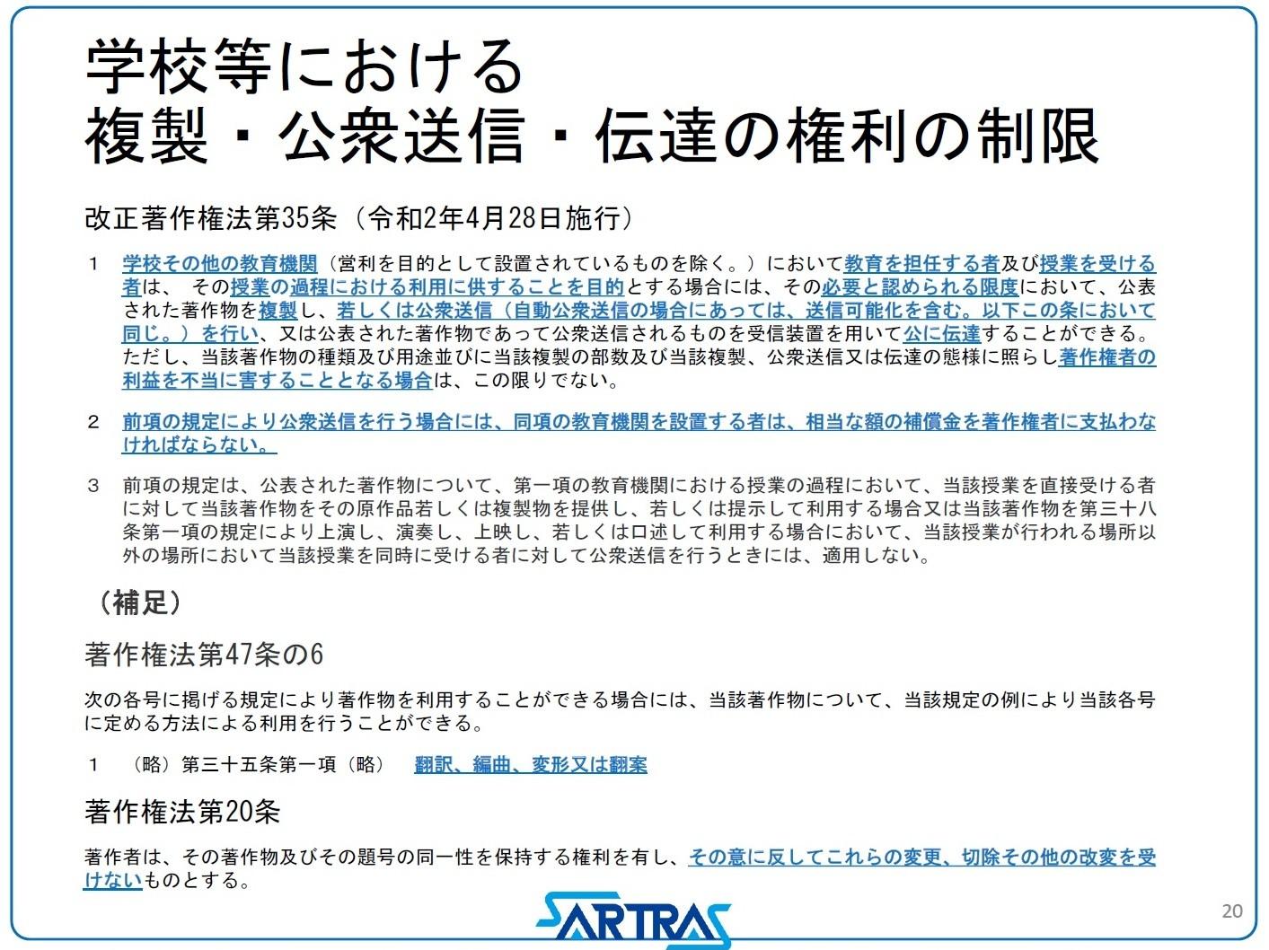著作権法３５条
