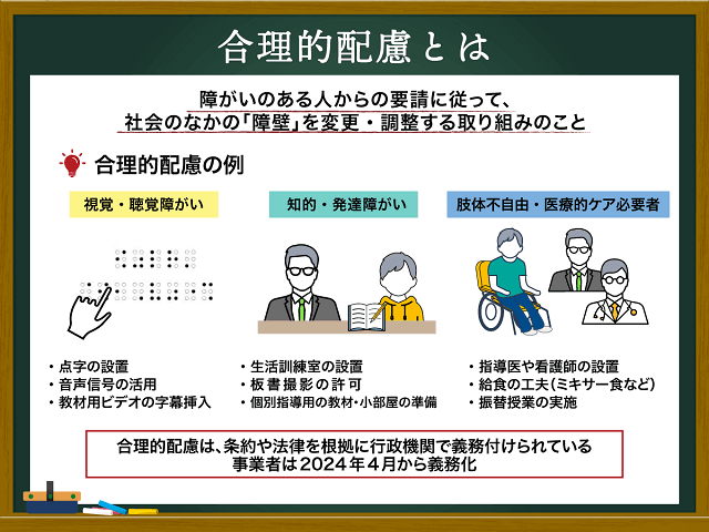 合理的配慮とは？法律の根拠や提供のプロセス、事例を弁護士が解説